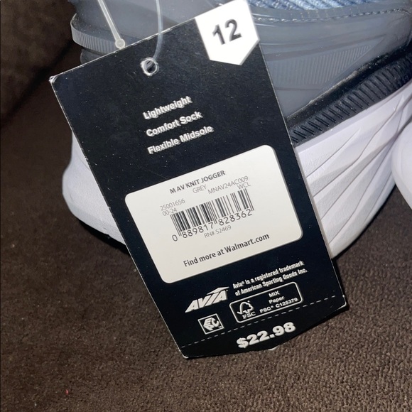 Avia Light Gray Athletic Shoes - Picture 5 of 6